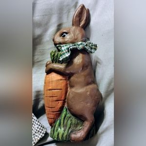 Hollow Wood Chocolate Easter Bunny.      3/24